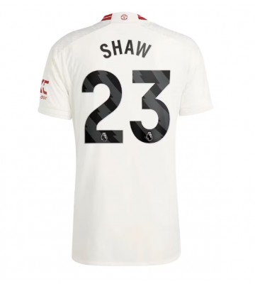 Manchester United Luke Shaw #23 Koszulka Trzecich 2023-24 Krótki Rękaw